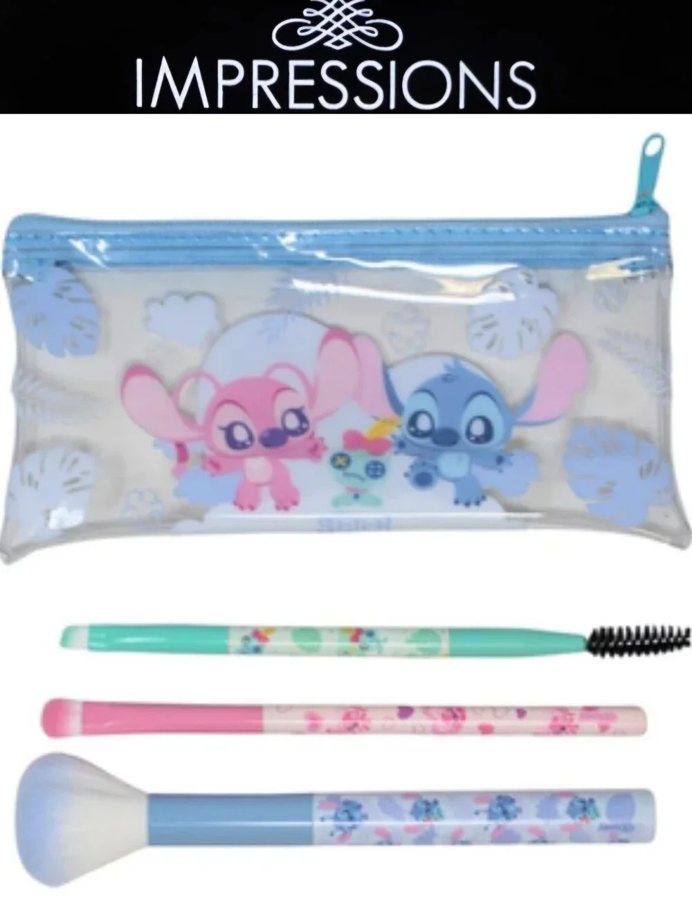 Impressions Stitch 3-PC Makeup Brush Set